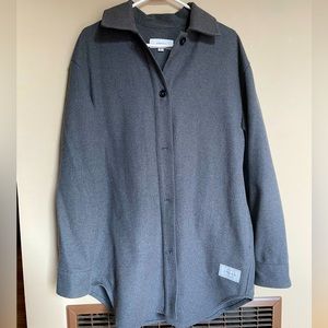 ANIAN Gray Painters Coat
